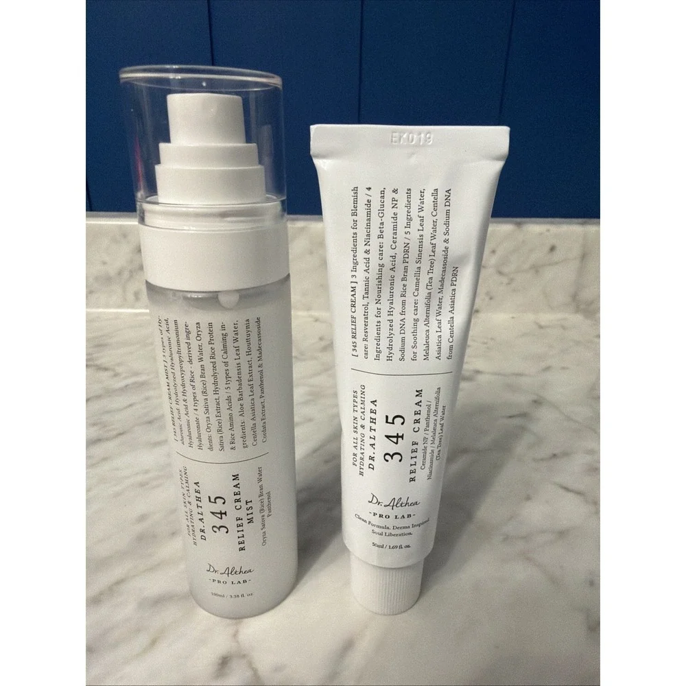 Dr.Althea 345 Relief Cream  Mist Duo | Soothing Recovery  Moisture for Sensit...